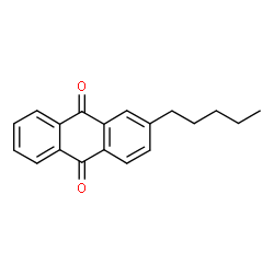 ChemSpider 2D Image | 2-Amylanthraquinone | C19H18O2