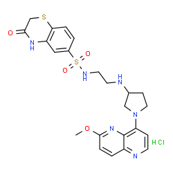 ChemSpider 2D Image | TCMDC-134527 | C23H27ClN6O4S2