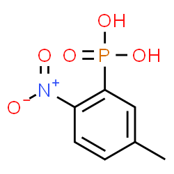 ChemSpider 2D Image | (5-Methyl-2-nitrophenyl)phosphonic acid | C7H8NO5P