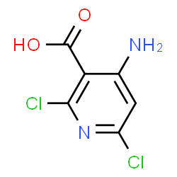 ChemSpider 2D Image | 4-Amino-2,6-dichloronicotinic acid | C6H4Cl2N2O2