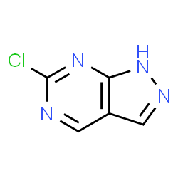 ChemSpider 2D Image | 6-Chloro-1H-pyrazolo[3,4-d]pyrimidine | C5H3ClN4