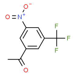 ChemSpider 2D Image | 1-[3-Nitro-5-(trifluoromethyl)phenyl]ethanone | C9H6F3NO3