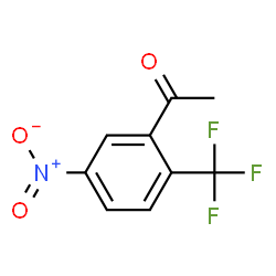 ChemSpider 2D Image | 1-[5-Nitro-2-(trifluoromethyl)phenyl]ethanone | C9H6F3NO3