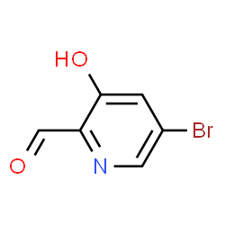 ChemSpider 2D Image | 5-Bromo-3-hydroxy-2-pyridinecarbaldehyde | C6H4BrNO2