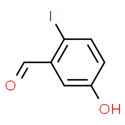 ChemSpider 2D Image | 5-Hydroxy-2-iodobenzaldehyde | C7H5IO2