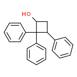 ChemSpider 2D Image | 2,2,3-Triphenylcyclobutanol | C22H20O