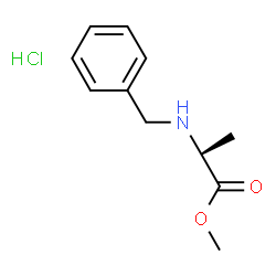 ChemSpider 2D Image | Methyl N-benzylalaninate hydrochloride (1:1) | C11H16ClNO2