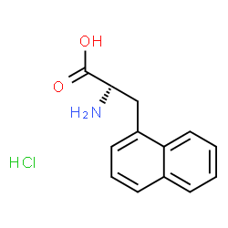 ChemSpider 2D Image | 3-(1-Naphthyl)-D-alanine hydrochloride | C13H14ClNO2