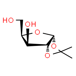 ChemSpider 2D Image | 1,2-O-Isopropylidene-alpha-D-glycero-pentofuranose | C8H14O5