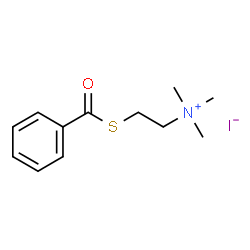 ChemSpider 2D Image | [2-(benzoylsulfanyl)ethyl]trimethylazanium iodide | C12H18INOS