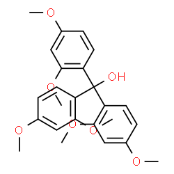 ChemSpider 2D Image | Tris(2,4-dimethoxyphenyl)methanol | C25H28O7