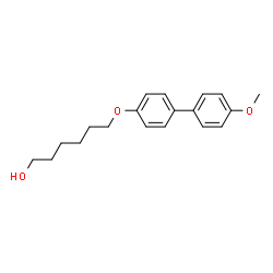 ChemSpider 2D Image | 4-(6-Hydroxyhexyloxy)-4'-methoxybiphenyl | C19H24O3
