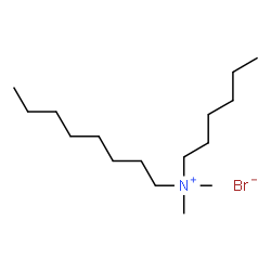ChemSpider 2D Image | HEXYLDIMETHYLOCTYLAZANIUM BROMIDE | C16H36BrN