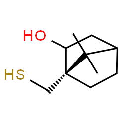 ChemSpider 2D Image | 7,7-Dimethyl-1-(sulfanylmethyl)bicyclo[2.2.1]heptan-2-ol | C10H18OS