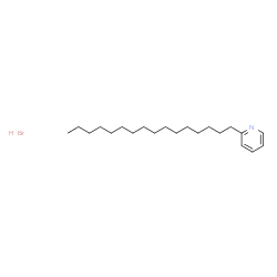 ChemSpider 2D Image | 2-Hexadecylpyridine hydrobromide (1:1) | C21H38BrN