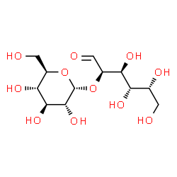 ChemSpider 2D Image | 2-O-alpha-D-Glucopyranosyl-D-galactose | C12H22O11