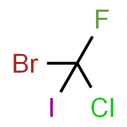 ChemSpider 2D Image | Bromochlorofluoroiodomethane | CBrClFI
