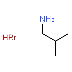 ChemSpider 2D Image | 2-methylpropan-1-amine hydrobromide | C4H12BrN