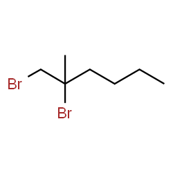 ChemSpider 2D Image | 1,2-Dibromo-2-methylhexane | C7H14Br2