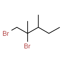 ChemSpider 2D Image | 1,2-Dibromo-2,3-dimethylpentane | C7H14Br2
