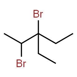 ChemSpider 2D Image | 2,3-Dibromo-3-ethylpentane | C7H14Br2