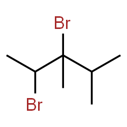 ChemSpider 2D Image | 2,3-Dibromo-3,4-dimethylpentane | C7H14Br2