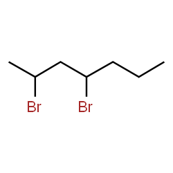ChemSpider 2D Image | 2,4-Dibromoheptane | C7H14Br2