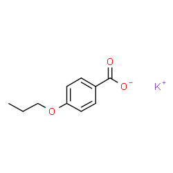 ChemSpider 2D Image | Potassium 4-propoxybenzoate | C10H11KO3