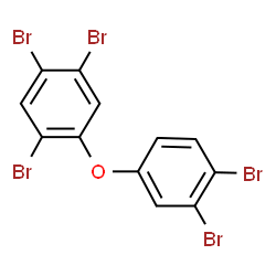 ChemSpider 2D Image | 2,3',4,4',5-Pentabromodiphenyl ether | C12H5Br5O