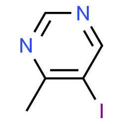 ChemSpider 2D Image | 5-Iodo-4-methylpyrimidine | C5H5IN2