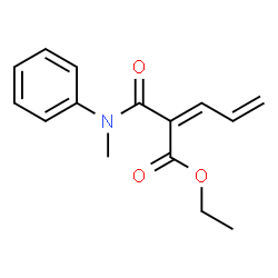 ChemSpider 2D Image | Ethyl (2Z)-2-[methyl(phenyl)carbamoyl]-2,4-pentadienoate | C15H17NO3