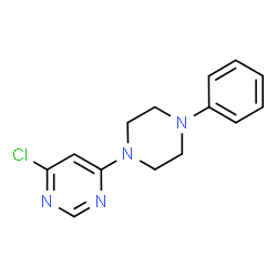 ChemSpider 2D Image | 4-Chloro-6-(4-phenyl-1-piperazinyl)pyrimidine | C14H15ClN4