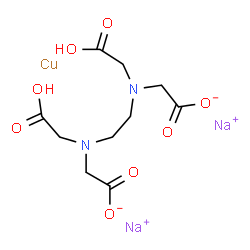 ChemSpider 2D Image | Sodium 2,2'-{1,2-ethanediylbis[(carboxymethyl)imino]}diacetate - copper (2:1:1) | C10H14CuN2Na2O8