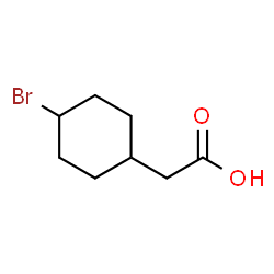 ChemSpider 2D Image | (4-Bromocyclohexyl)acetic acid | C8H13BrO2