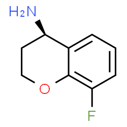 ChemSpider 2D Image | (R)-8-fluorochroman-4-amine | C9H10FNO
