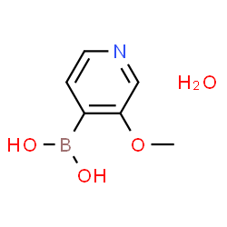 ChemSpider 2D Image | 3-Methoxypyridine-4-boronic acid hydrate | C6H10BNO4