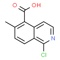 ChemSpider 2D Image | 1-Chloro-6-methyl-5-isoquinolinecarboxylic acid | C11H8ClNO2
