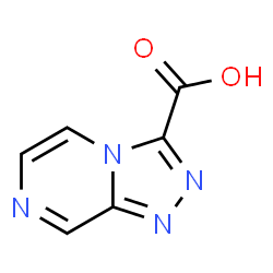 ChemSpider 2D Image | [1,2,4]triazolo[4,3-a]pyrazine-3-carboxylic acid | C6H4N4O2