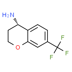 ChemSpider 2D Image | (S)-7-(trifluoromethyl)chroman-4-amine | C10H10F3NO