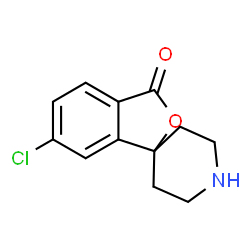 ChemSpider 2D Image | 6-Chloro-3H-spiro[2-benzofuran-1,4'-piperidin]-3-one | C12H12ClNO2