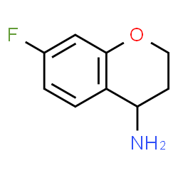 ChemSpider 2D Image | 7-Fluoro-4-chromanamine | C9H10FNO