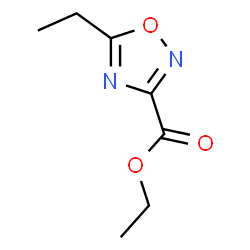 ChemSpider 2D Image | Ethyl 5-ethyl-1,2,4-oxadiazole-3-carboxylate | C7H10N2O3