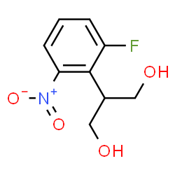 ChemSpider 2D Image | 2-(2-Fluoro-6-nitrophenyl)-1,3-propanediol | C9H10FNO4