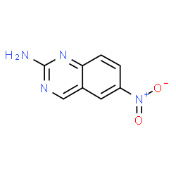 ChemSpider 2D Image | 6-Nitro-2-quinazolinamine | C8H6N4O2