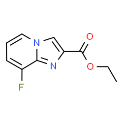 ChemSpider 2D Image | Ethyl 8-fluoroimidazo[1,2-a]pyridine-2-carboxylate | C10H9FN2O2