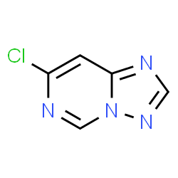 ChemSpider 2D Image | 7-Chloro[1,2,4]triazolo[1,5-c]pyrimidine | C5H3ClN4