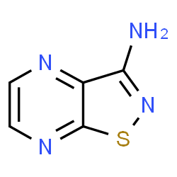 ChemSpider 2D Image | [1,2]Thiazolo[4,5-b]pyrazin-3-amine | C5H4N4S
