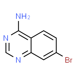 ChemSpider 2D Image | 7-Bromo-4-quinazolinamine | C8H6BrN3