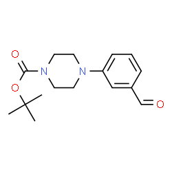 ChemSpider 2D Image | 1-Boc-4-(3-Formylphenyl)piperazine | C16H22N2O3
