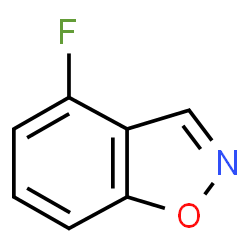 ChemSpider 2D Image | 4-Fluoro-1,2-benzoxazole | C7H4FNO